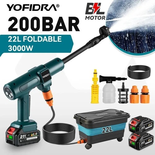 21v cordless pressure washer - 21v,